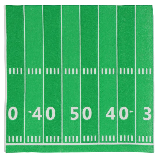 Football Field Beverage Napkins, 20ct. by Celebrate It™